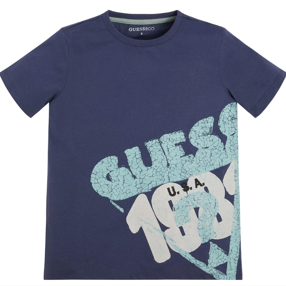NEW Guess Eco Cotton Short Sleeve Tee